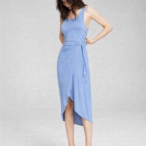 NWT ✨ And Now This Cashmere Baby Blue Tie Waist Dress